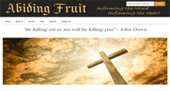 Desktop Screenshot of abidingfruit.com